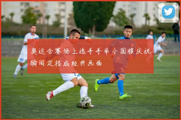 奥运会赛场上选手手举小国旗庆祝瞬间定格成经典画面
